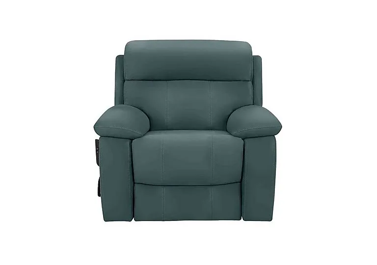 Moreno Leather Lift and Rise Chair - BV Lake Green