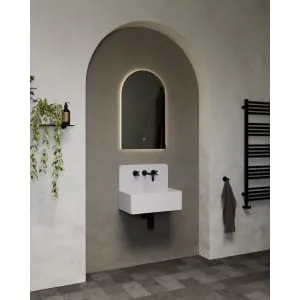 Sensio Ontario Arch Colour Changing LED Bathroom Mirror - 800 x 500mm 2