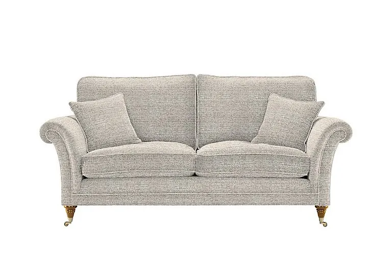 Burghley Large 2 Seater Fabric Sofa - Caledonian Pebble