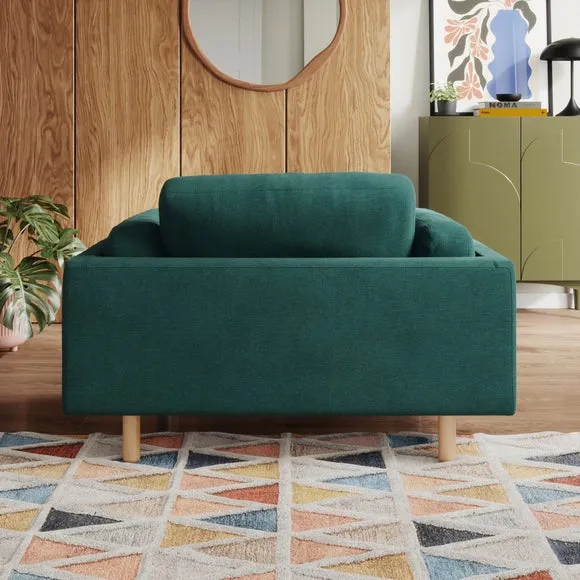 Newton Luxe Chenille Snuggle Chair 3