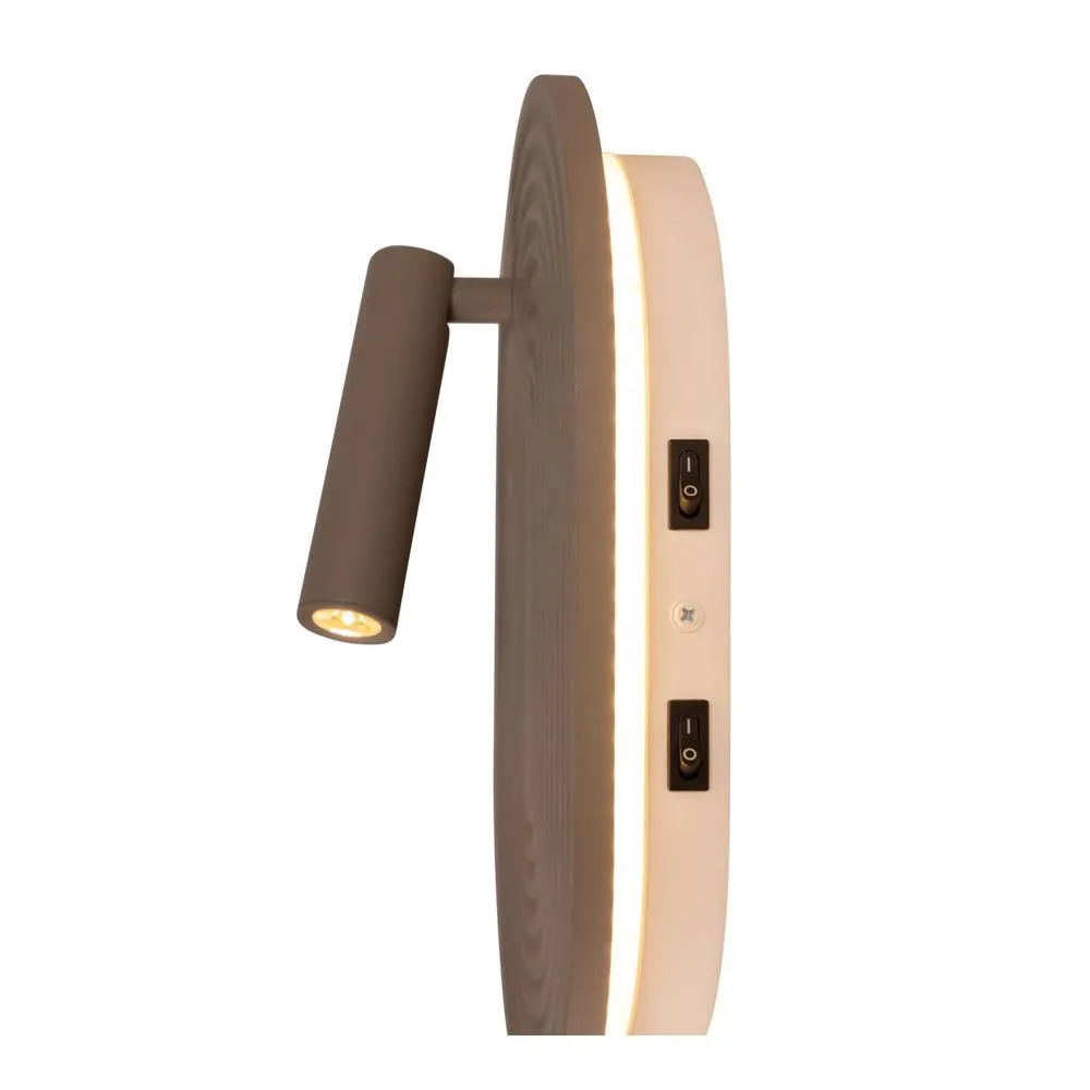 Netlighting Lucide CARMINO Wall light LED 1x14W 2700K Taupe | Essential 4