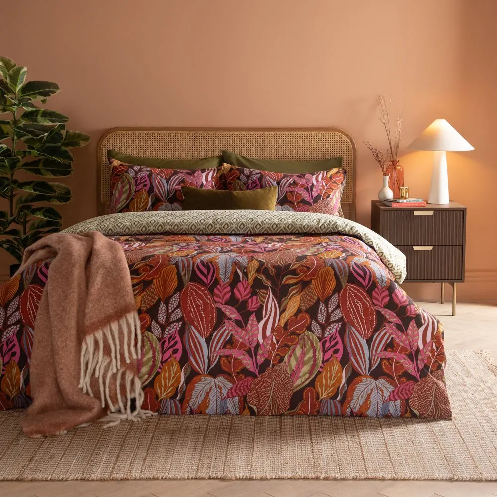 Furn Utopia Printed Reversible Duvet Cover Set