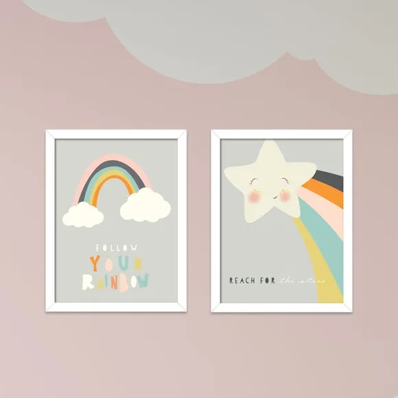 The Art Group Follow Your Rainbow Framed Print 4
