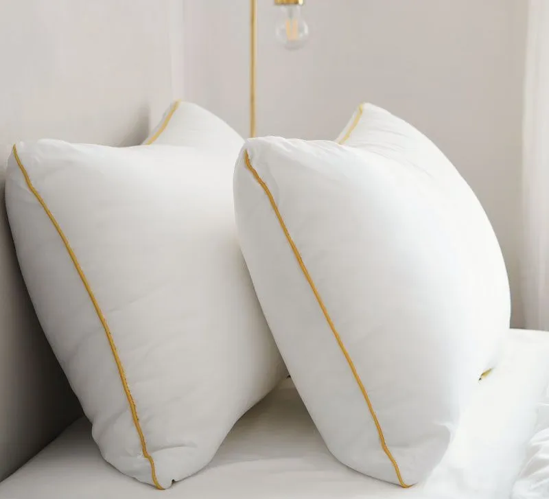 Brightr Sleep Nox Soft Down Alternative Pillow 2 pack Neck Pain & Side Sleeper Pillow in White