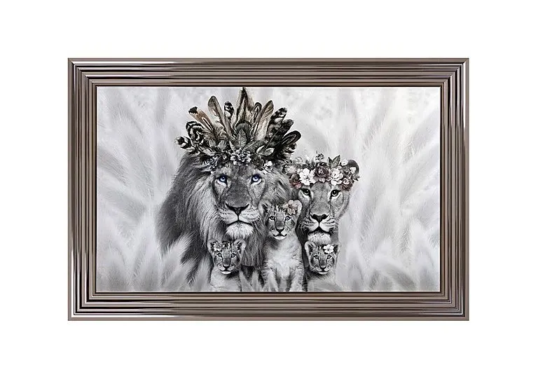 Lion Family 3 Framed Art