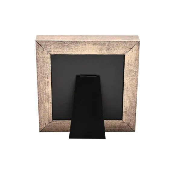 Hestia Square Black Box Photo Frame With Gold Edge 3