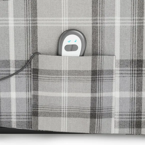 Edith Check Pattern Rise and Recline Chair 6