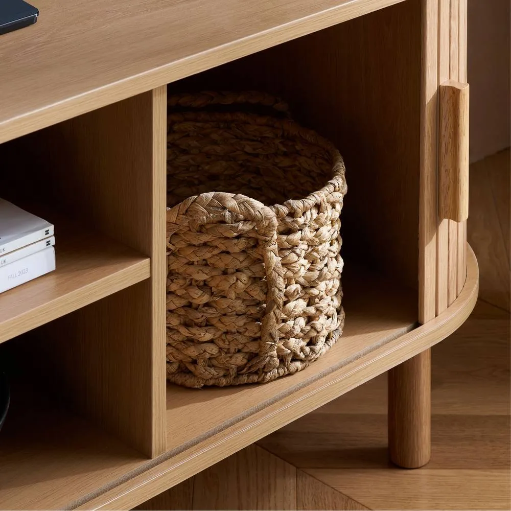 Birlea Axel Fluted Small TV Unit in Beige 3