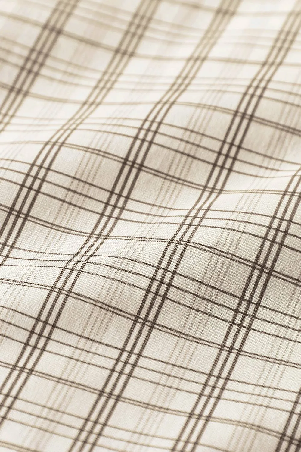 Helena Springfield 'Tranquil Check' Duvet Cover Set in Chocolate 4
