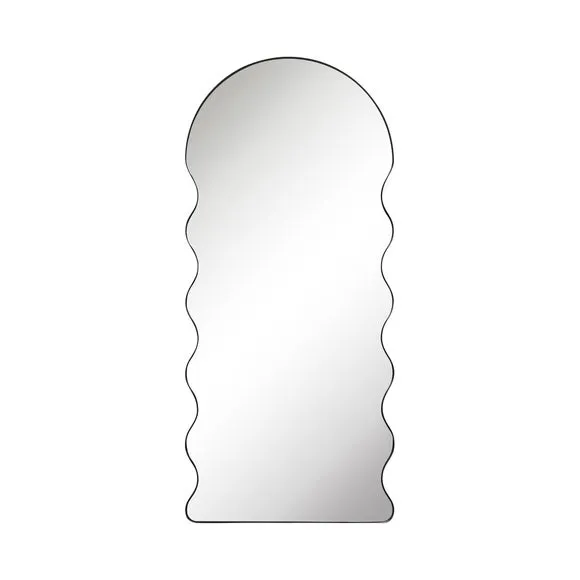 The Fluctus Dome Arch Topped Wavy Wall Mirror 2