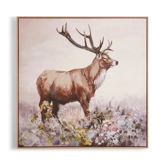 Stag Framed Canvas 3