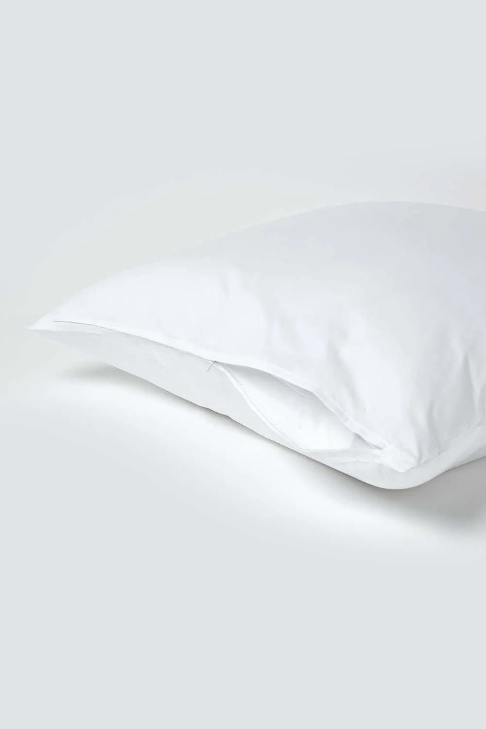 Homescapes Continental Egyptian Cotton Pillowcase 200 TC, 80 x 80 cm in White 3