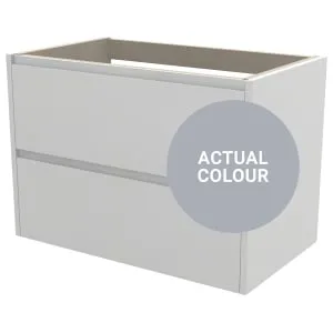 Duarti By Calypso Beaufort 800mm Full Depth 2 Drawer Wall Hung Vanity Unit - Shadow Grey