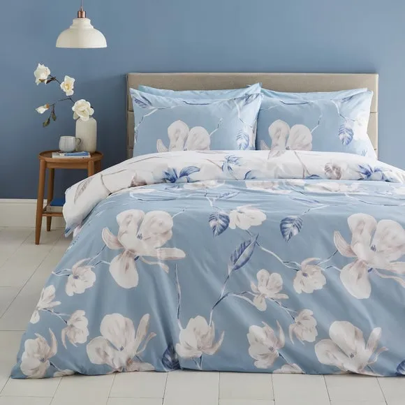 Lois Floral 144 Thread Count Reversible Duvet Cover & Pillowcase Set 3