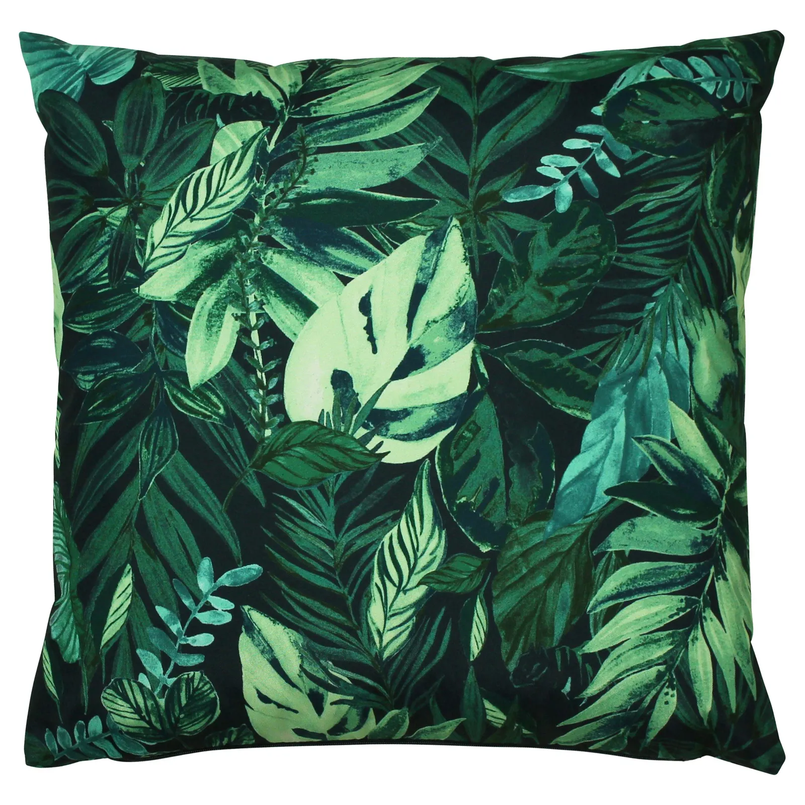 Furn Psychedelic Jungle Polyester Filled Outdoor Cushion in Green
