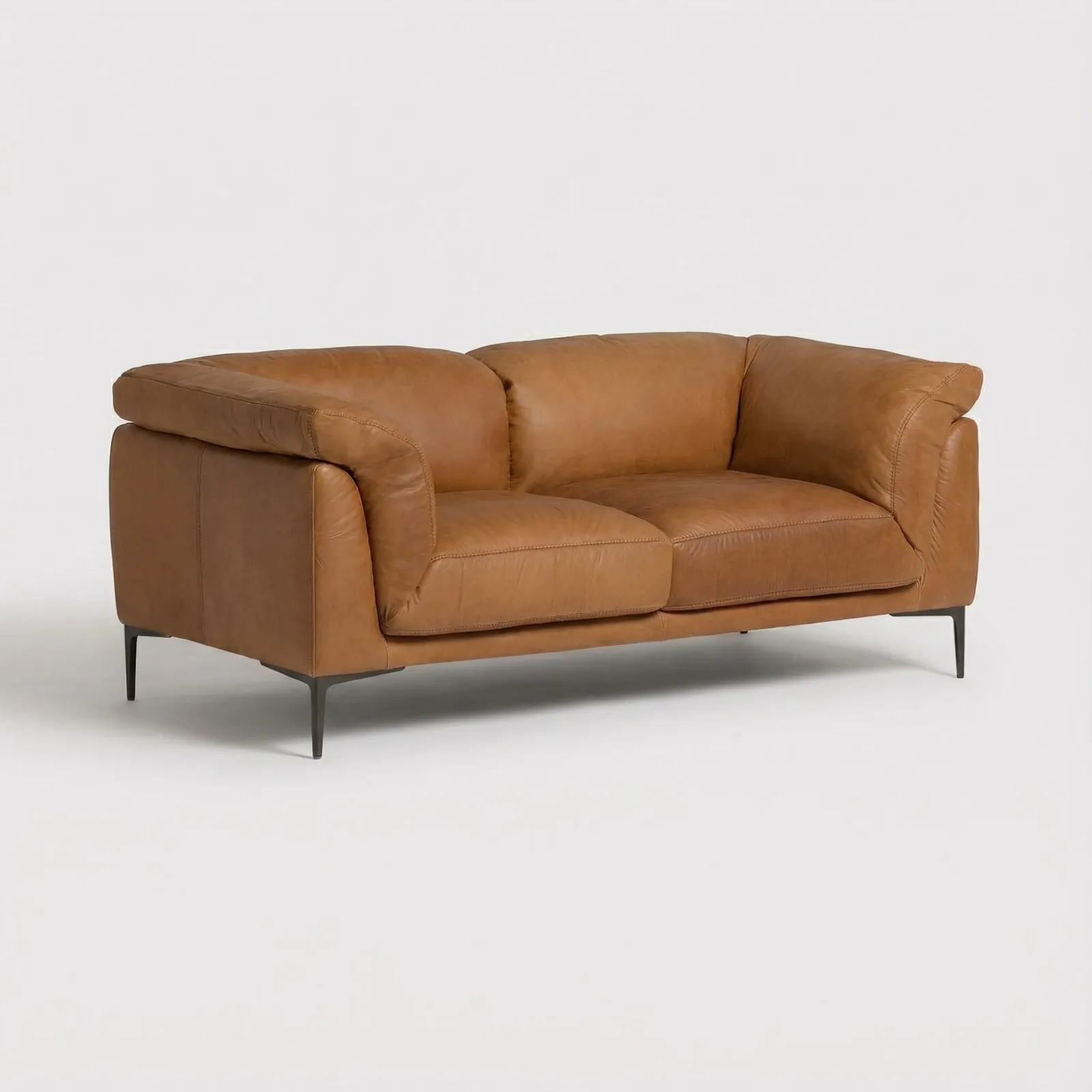 Epping 2 Seater Sofa 186X99X80Cm, Brown Leather | Barker & Stonehouse 4