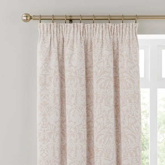 Alora Chenille Thermal Pencil Pleat Curtains 1