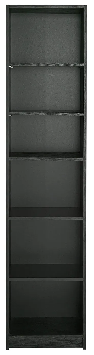 Argos Home Maine Half Width Bookcase - Black Ash Effect