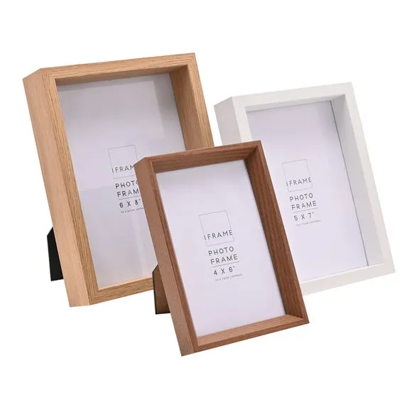 iFrame Set of 3 Wooden Photo Frames