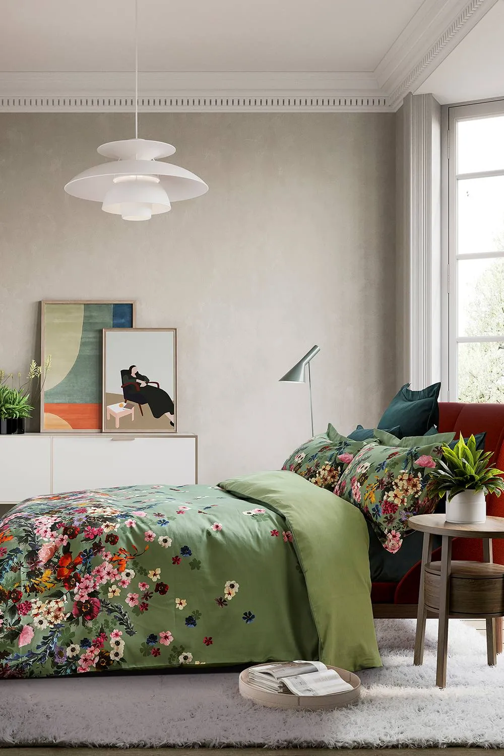 Ted Baker 'Antiquity Border' Duvet Cover Set in Green