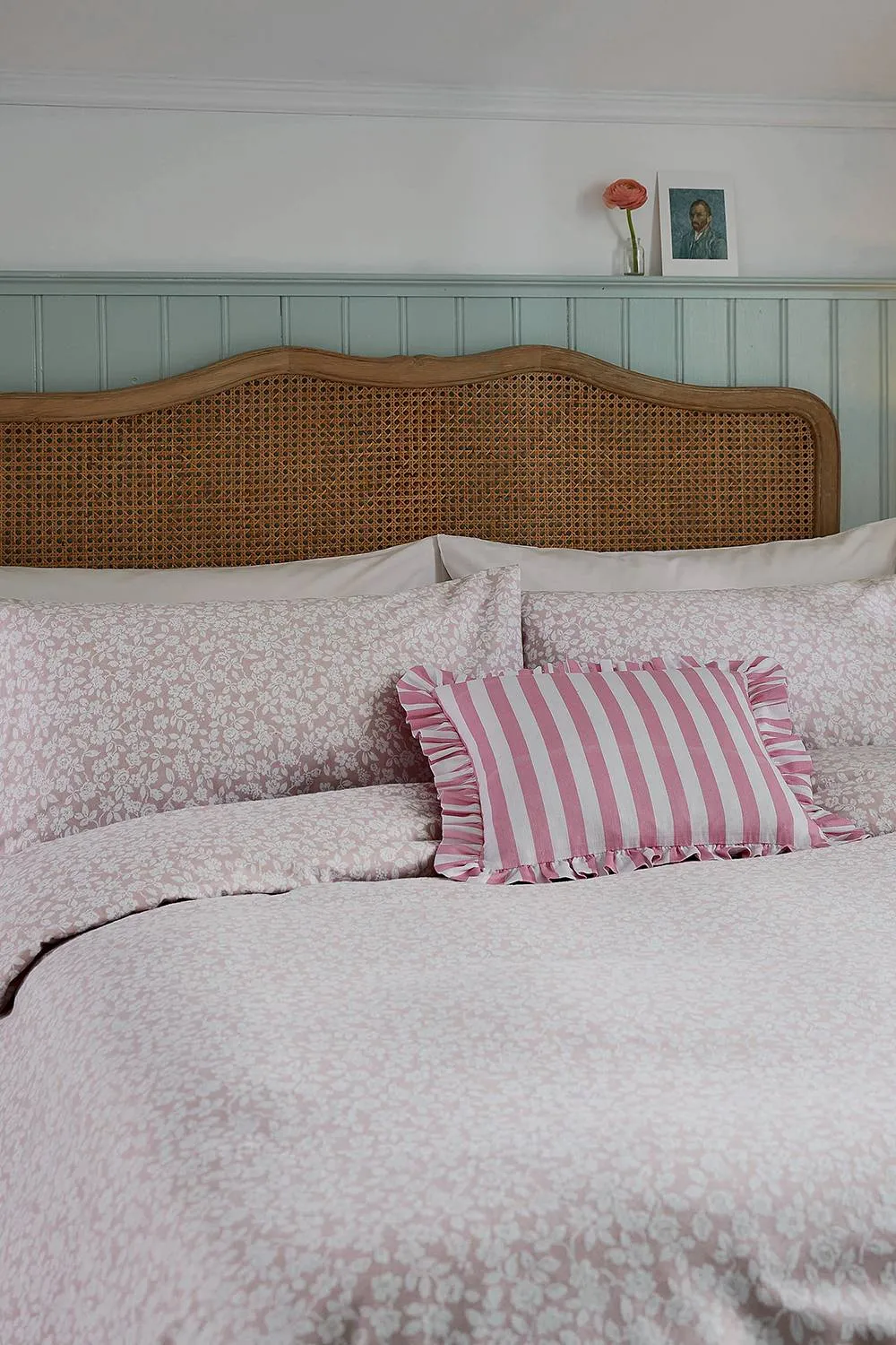 Helena Springfield 'Rosebud' Brushed Cotton Duvet Cover Set in Pink 2