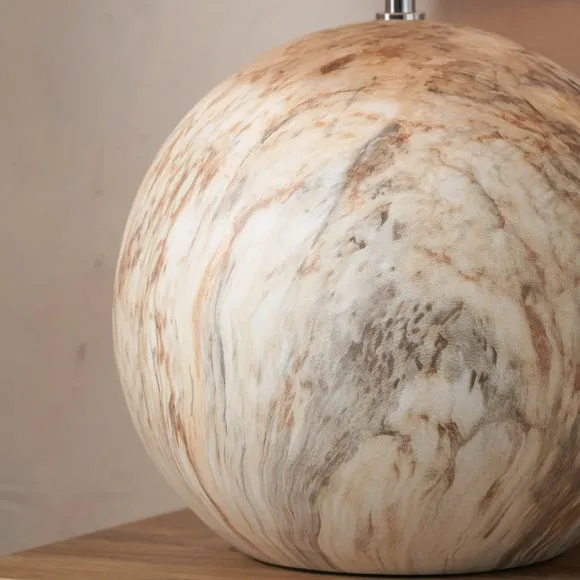 Pacific Lifestyle Viejo Large Stone Effect Ceramic Table Lamp 3