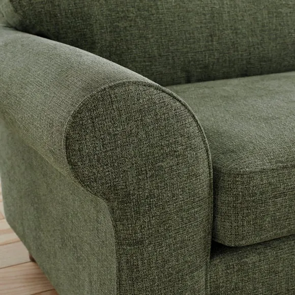Flori Chenille Soft Texture Corner Sofa 4
