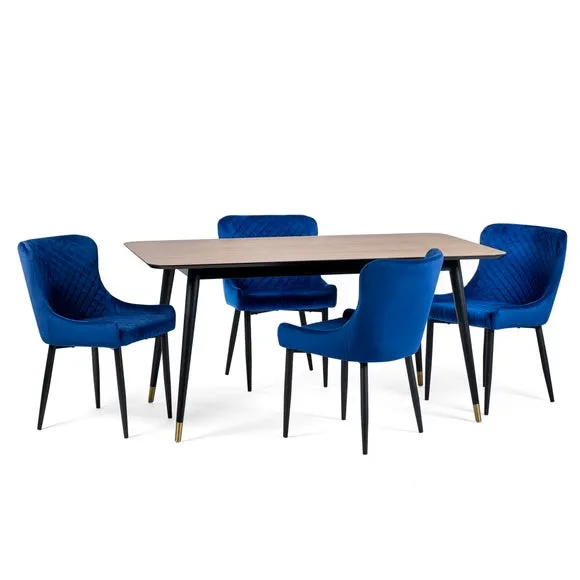 Findlay 6 Seater Rectangular Dining Table, Beech Wood 6