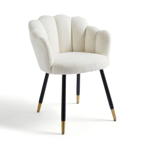 Vivian Dining Chair, Ivory Boucle 4