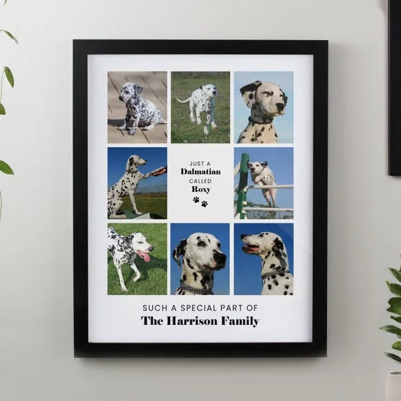 Personalised Pet Multi Photo Framed Print 1