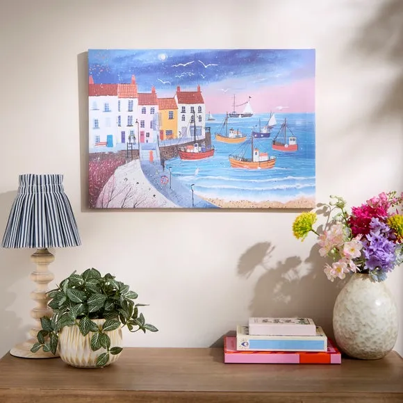 Coastal Harbour Canvas