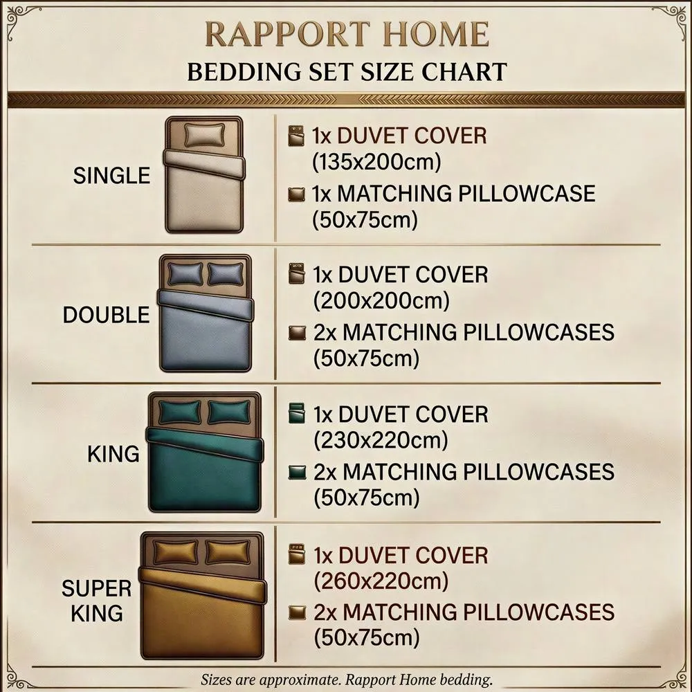 Rapport Home Sienna Polyester Duvet Cover Set with Pillowcase in Duck Egg Blue 2