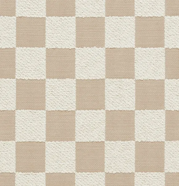 Jude Checkerboard Upholstered Cube Armchair 6
