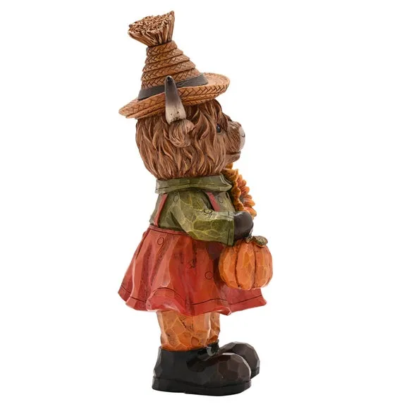 Country Living Highland Cow with Sunflowers Ornament 4