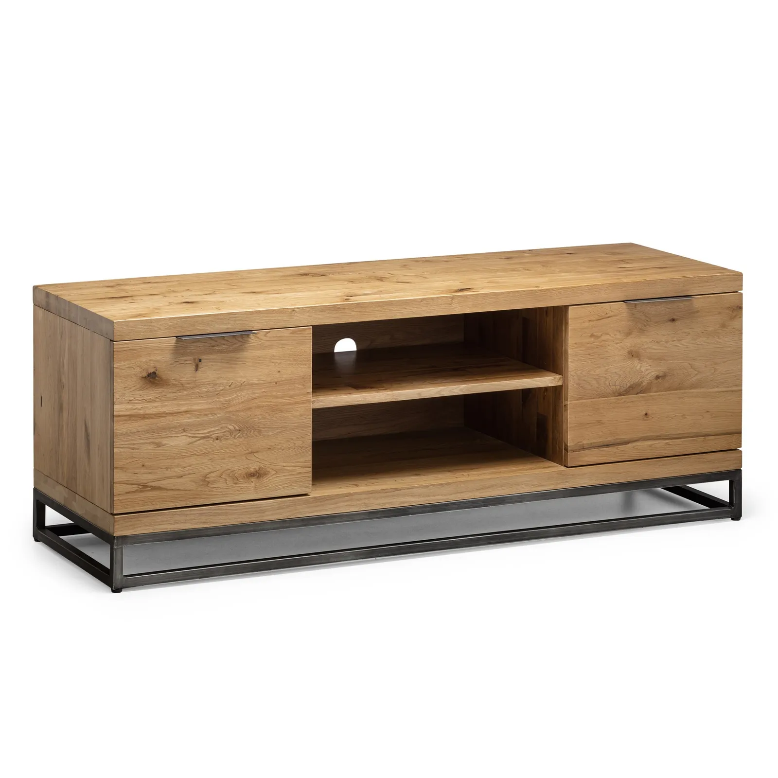 Brooklyn Oak TV Stand Mid Oak (Brown)
