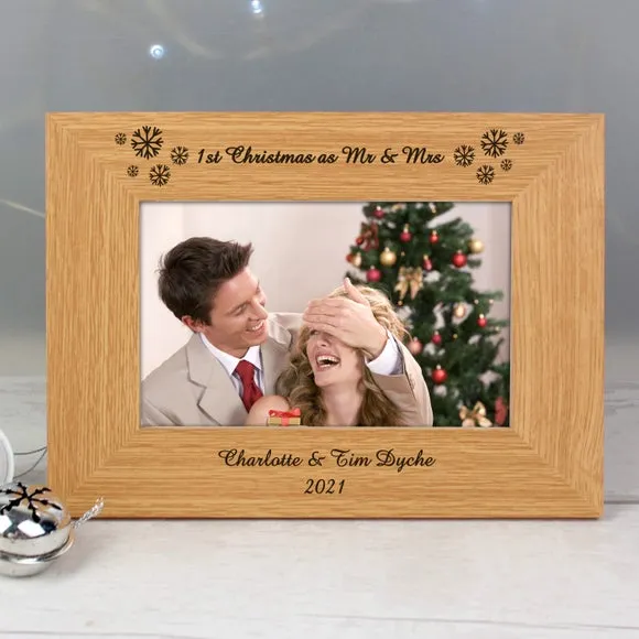 Personalised Snowflake Photo Frame 2