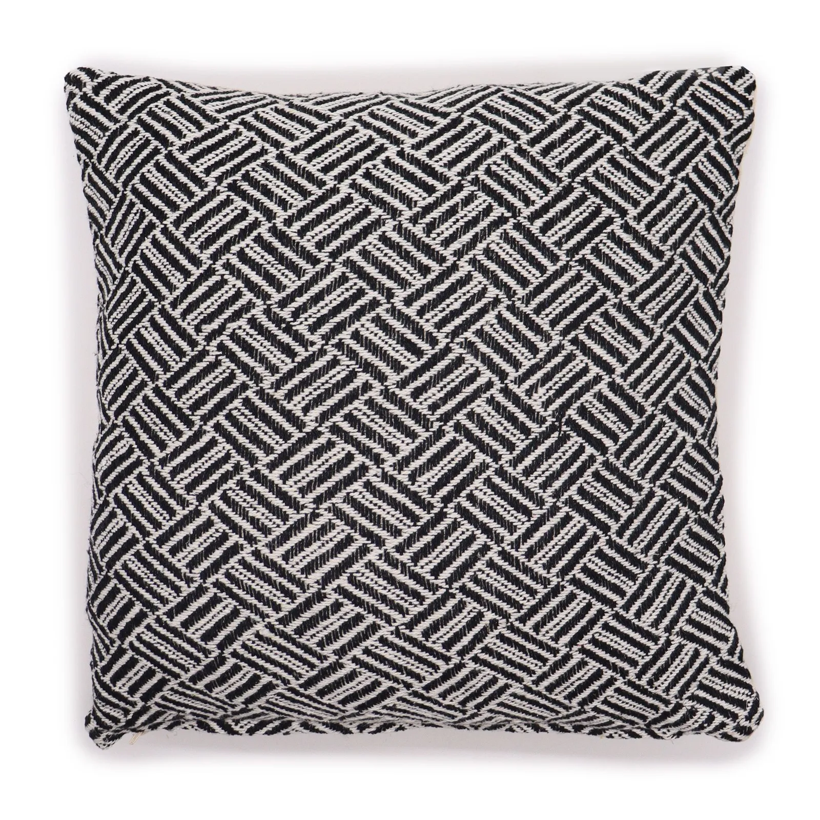 KDMD Classic Cushion Cover - Criss-Cross Black - 40x40cm