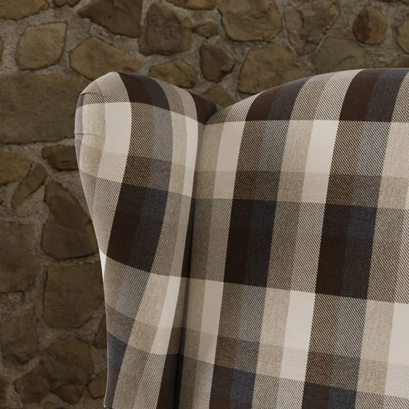 Charnwood Check Occasional Armchair 3