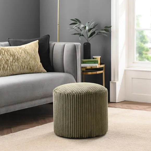 Jumbo Cord Pouffe 1