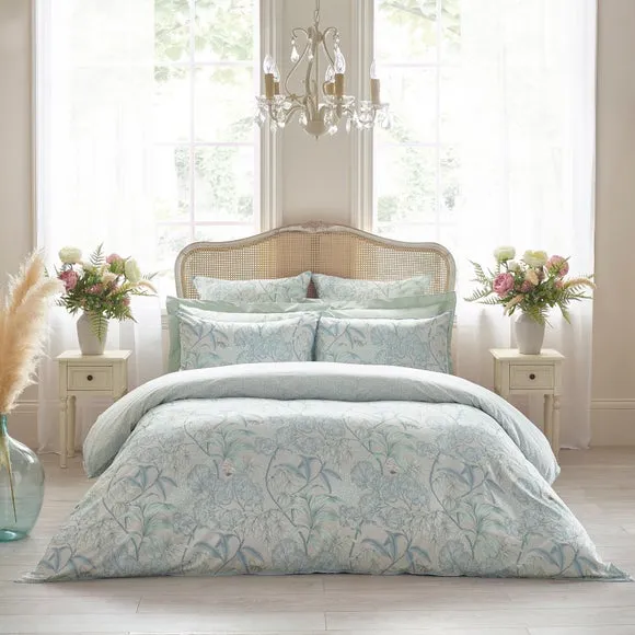 Dorma Archive Bellamy 300 Thread Count 100% Cotton Duvet Cover & Pillowcase Set 1