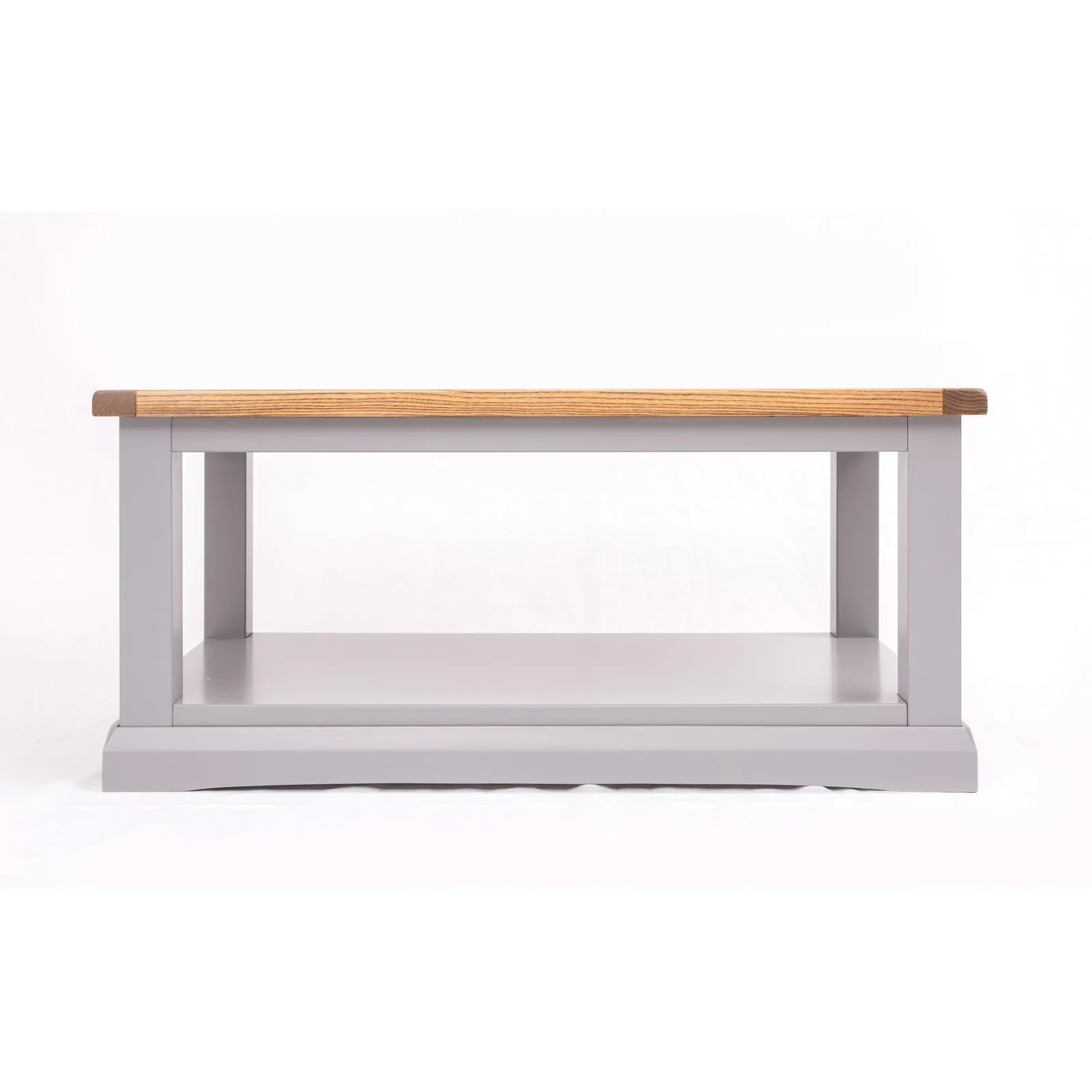 Cabinet Bits Coffee Table with Shelf - H45 W100 D60cm in Mid Grey 3
