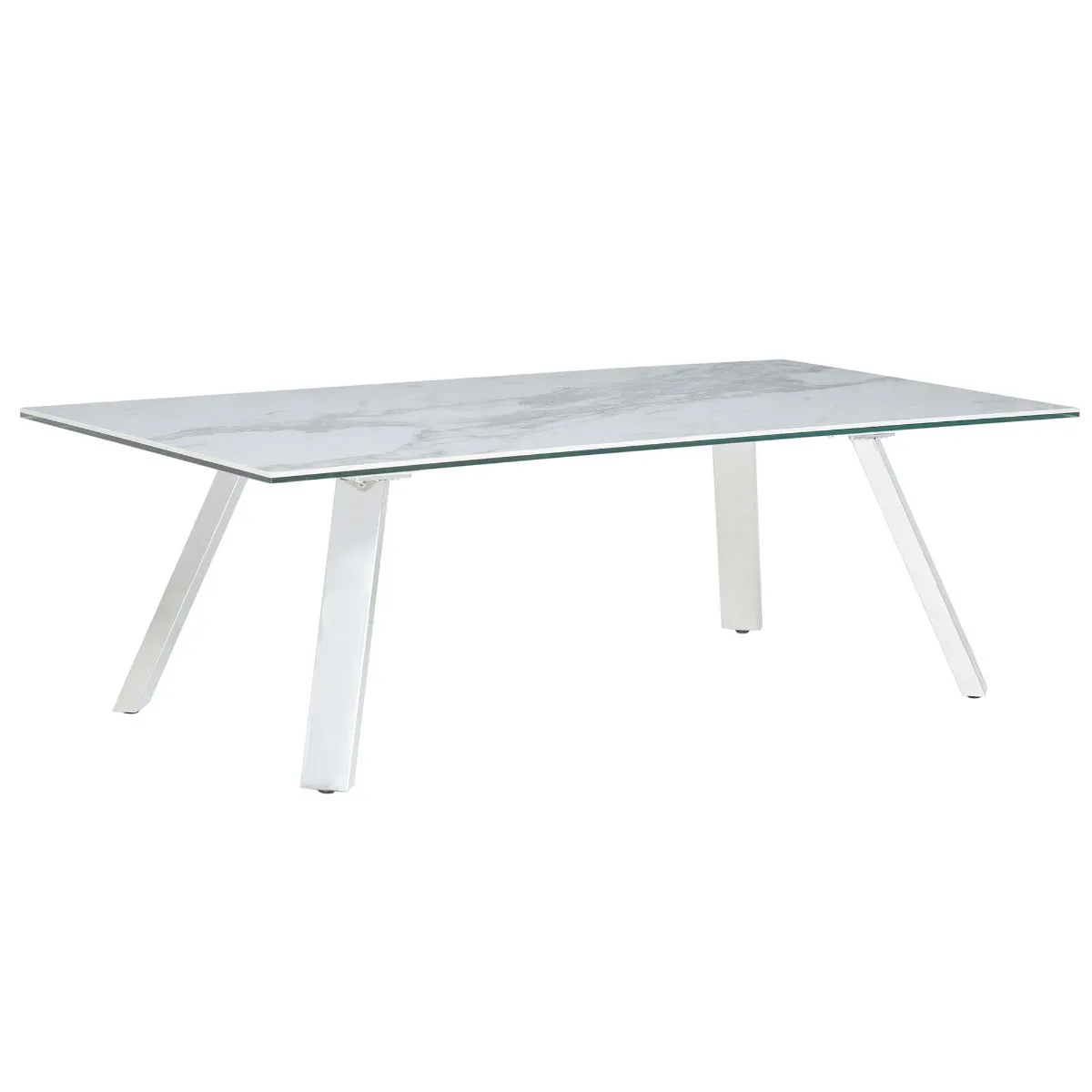 Ginostra Coffee Table, White Marble