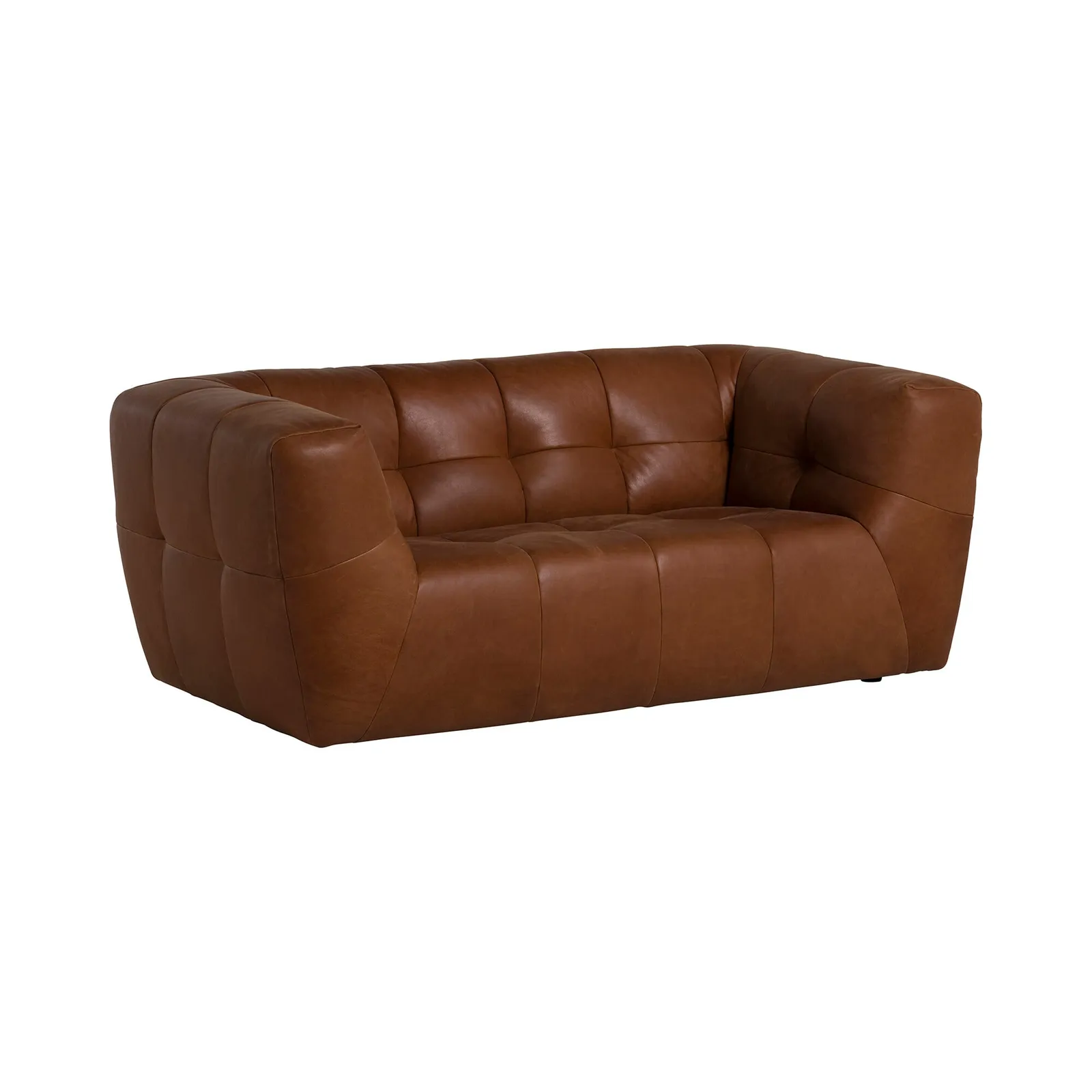 Atticus 2 Seater Sofa, Brown Leather | Barker & Stonehouse 3