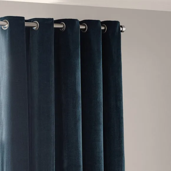 Yard Chenille Eyelet Curtains (Blackout Available) 1