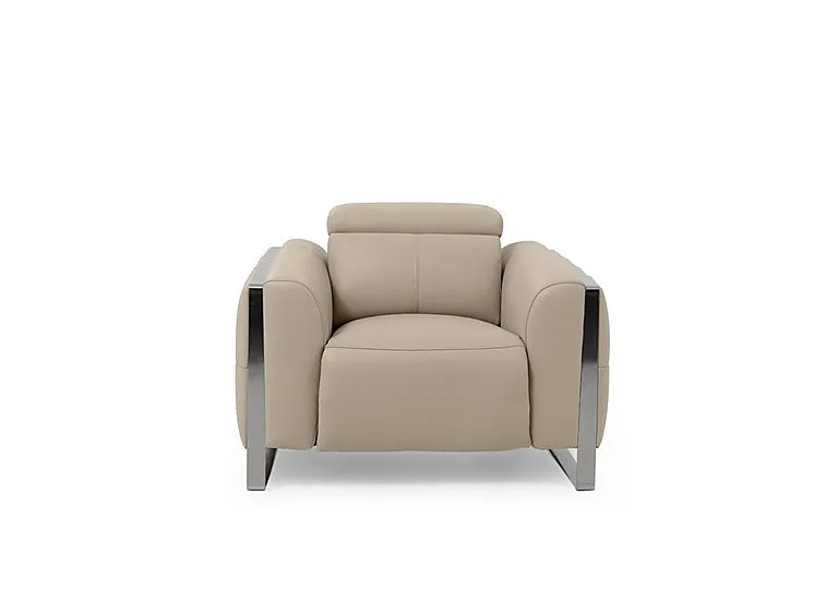 Gisella Leather Chair - Oyster
