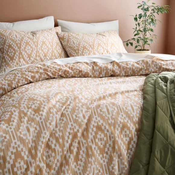 Syrah Ikat 100% Cotton Duvet Cover and Pillowcase Set 3