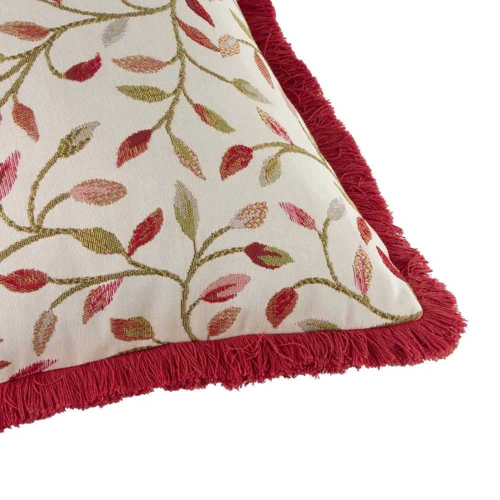 Voyage Maison Cervino Jacquard Cushion in Red 4