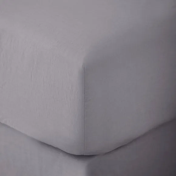 Cotton Linen Fitted Sheet 2