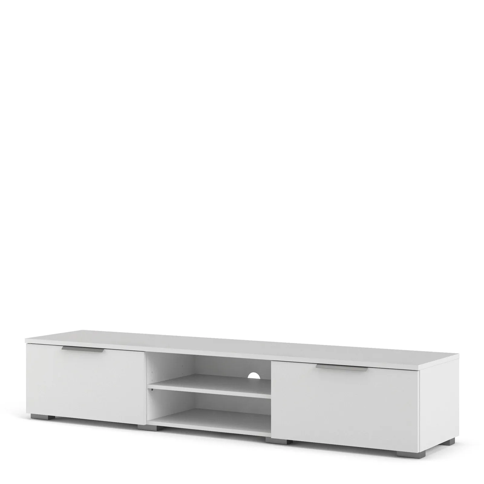 Furniture To Go Match TV Unit 2 Drawers 2 Shelf in White 3