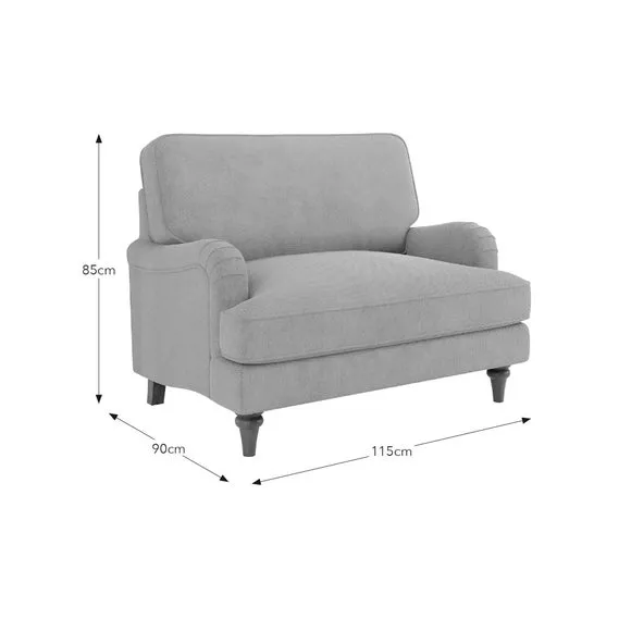 Beatrice II Soft Tonal Chenille Snuggle Chair 6